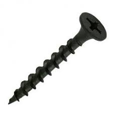 Black phosphate dry wall screws coarse thread